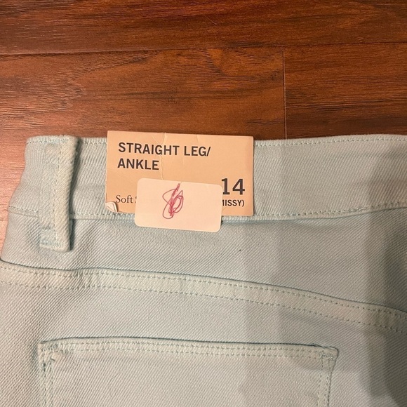 NWT Soft Surroundings Straight Leg Ankle Pants Size 14 - Picture 4 of 6